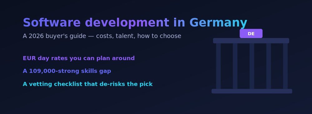 Choosing a software development company in Germany in 2026